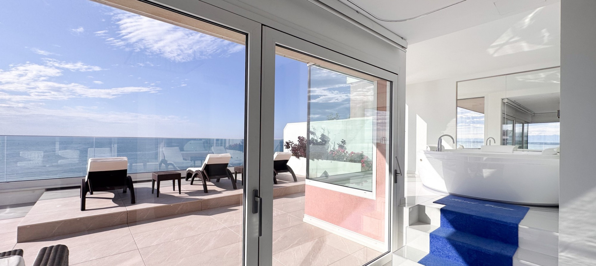 room Suite with direct  sea view and large terrace